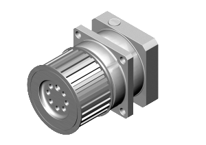 PL Series In Line Gearbox with Pulley